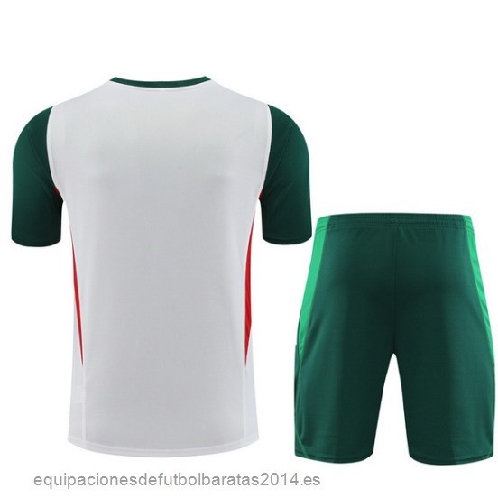 Nuevo Entrenamiento Conjunto Completo Niños Mexico 2023 Blanco I Verde Baratas